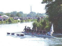 A crew wins their oar
