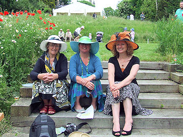 Jean, Hazel and Helen under their brims