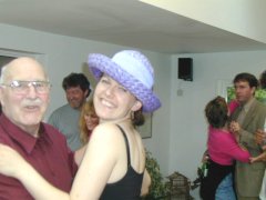 Couples on the dance floor - Len & Edina, Bill & Anne, Tanya & David